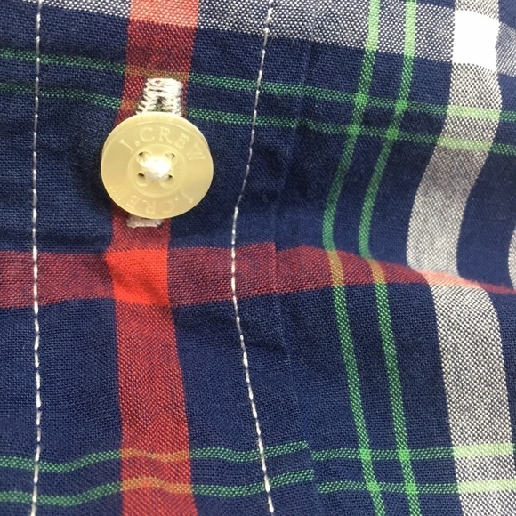 J Crew Slim Fit 100% Cotton summer plaid Shirt - Picture 5 of 8